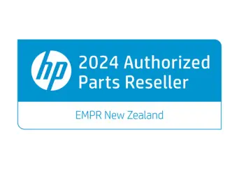 Certificate displaying EMPR as HP Authorised parts partner in New Zealand
