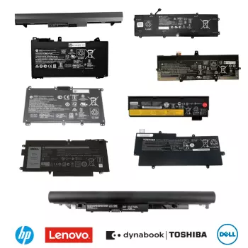  Laptop Batteries - Genuine and OEM Options for HP, Dell, Lenovo, Acer, Toshiba